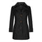 Trench pour dames avec boutons - Manteau d'automne avec col