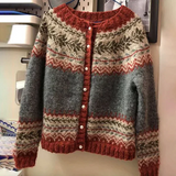 Rosaline – Dámský vintage pletený kardigan na knoflíky