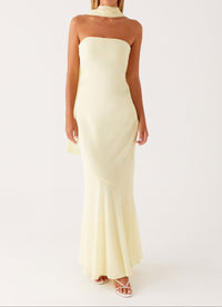 Solévara - Robe maxi jaune