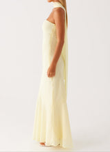 Solévara - Robe maxi jaune