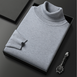Men’s Cashmere Cotton Turtleneck Sweater – Elegant Comfort, Versatile Fit-5