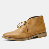 Bottes désert en daim vintage pour hommes