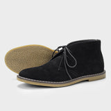Bottes désert en daim vintage pour hommes