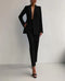 Completo due pezzi da donna con blazer e pantaloni slim