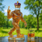 Carafă de whisky amuzantă Bigfoot sticlă de pahar