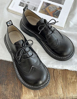 Women's Wide Square Toe Oxford Shoes