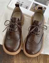 Women's Wide Square Toe Oxford Shoes