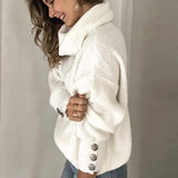 Cuello alto para mujer – Corte largo con mangas largas