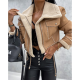 Damen Kurzjacke – Mantel mit modernem Schnitt