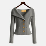 Pull tricoté femme à épaules dénudées