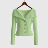Pull tricoté femme à épaules dénudées