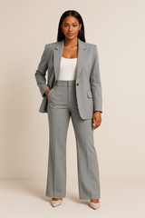 Ensemble chic veste et pantalon pour femme pour bureau et événements