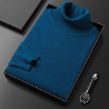 Variant image for Men’s Cashmere Cotton Turtleneck Sweater – Elegant Comfort, Versatile Fit-31