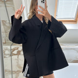 Valenza – Blazer con cuello extragrande para mujer
