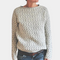 Casual damski sweter z nakrapianą fakturą