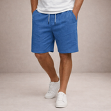 Pánské lněné šortky - Regular Fit prodyšné letní volnočasové