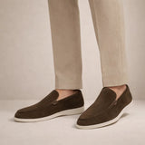 Men's Casual Leather Loafers Regular Fit Slip-on