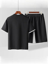 Waffle Knit T-Shirt Short Co-ord Set