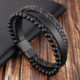 Bracelet anti-anxiété en pierre naturelle apaisante