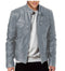 Veste Brodie en cuir PU avec col montant - Édition Automne