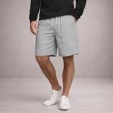Pánské lněné šortky - Regular Fit prodyšné letní volnočasové