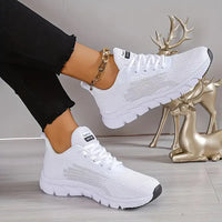 Virella – Zapatos blancos con cordones para mujer