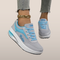 Sneakers con zeppa da donna con stampa grafica – Scarpe casual di alta qualità