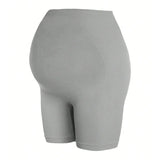 Shorts di supporto per la maternità – Shorts premaman morbidi e elasticizzati a vita alta sopra la pancia
