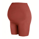 Shorts di supporto per la maternità – Shorts premaman morbidi e elasticizzati a vita alta sopra la pancia