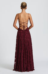 Elegant Women's Maxi Evening Dress with Spaghetti Straps
