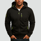 Men's Zip-Up Hoodie with Hood Comfortable Fit