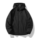 Orvian - Chaqueta de media temporada con capucha para hombre