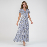 Vessira - Elegant Floral Maxi Dress
