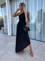 Elegancka sukienka midi damska Audrine - nowoczesna i wyrafinowana