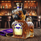 Skleněná karafa na whisky s designem psa