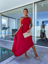 Elegancka sukienka midi damska Audrine - nowoczesna i wyrafinowana