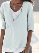 Marisse - Elegant bluse med lagdelt effekt