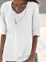 Marisse - Elegant bluse med lagdelt effekt