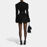 Elegant Women's Blazer Mini Dress