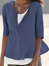 Marisse - Elegant bluse med lagdelt effekt