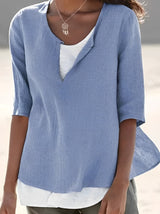 Marisse - Elegant bluse med lagdelt effekt