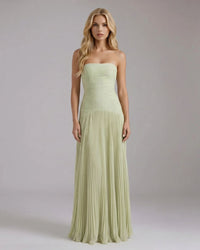Kenzie Forest Maxi Dress - Green