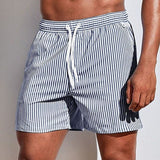 Azlano – Striped Swim Shorts Men