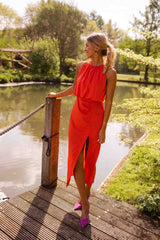 Women's Sleeveless Summer Dress | Midi