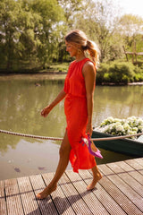Women's Sleeveless Summer Dress | Midi