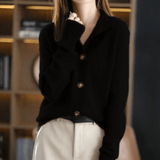 Anya – Women’s Cashmere Cardigan with Comfortable Fit