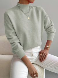 Faith – Maglione donna comodo con collo alto finto