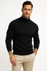 Image of Men's Turtleneck Fitted Sweater