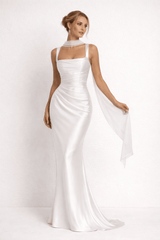 Miss | Jurk Dames Maxi Elegant - Polyester - Miss Madera