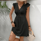 Miss | Jurk Dames Midi Casual - Polyester - Miss Madera